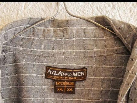 Chemise cadrillée homme Atlas Men, taille XXL état neuve