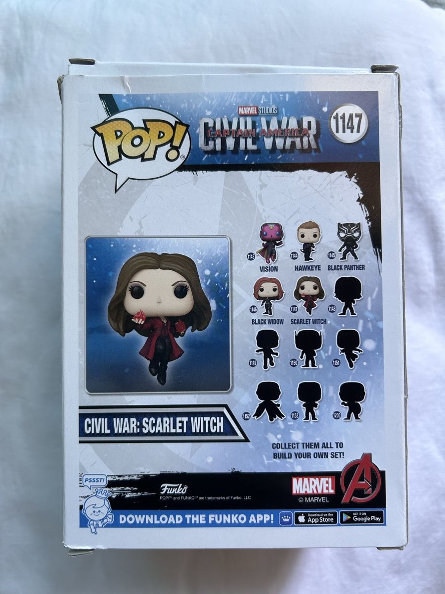 Funko Statuette: Funko Pop Marvel Wanda #1147 – Usato da Prangins venduto da car_tv79 1