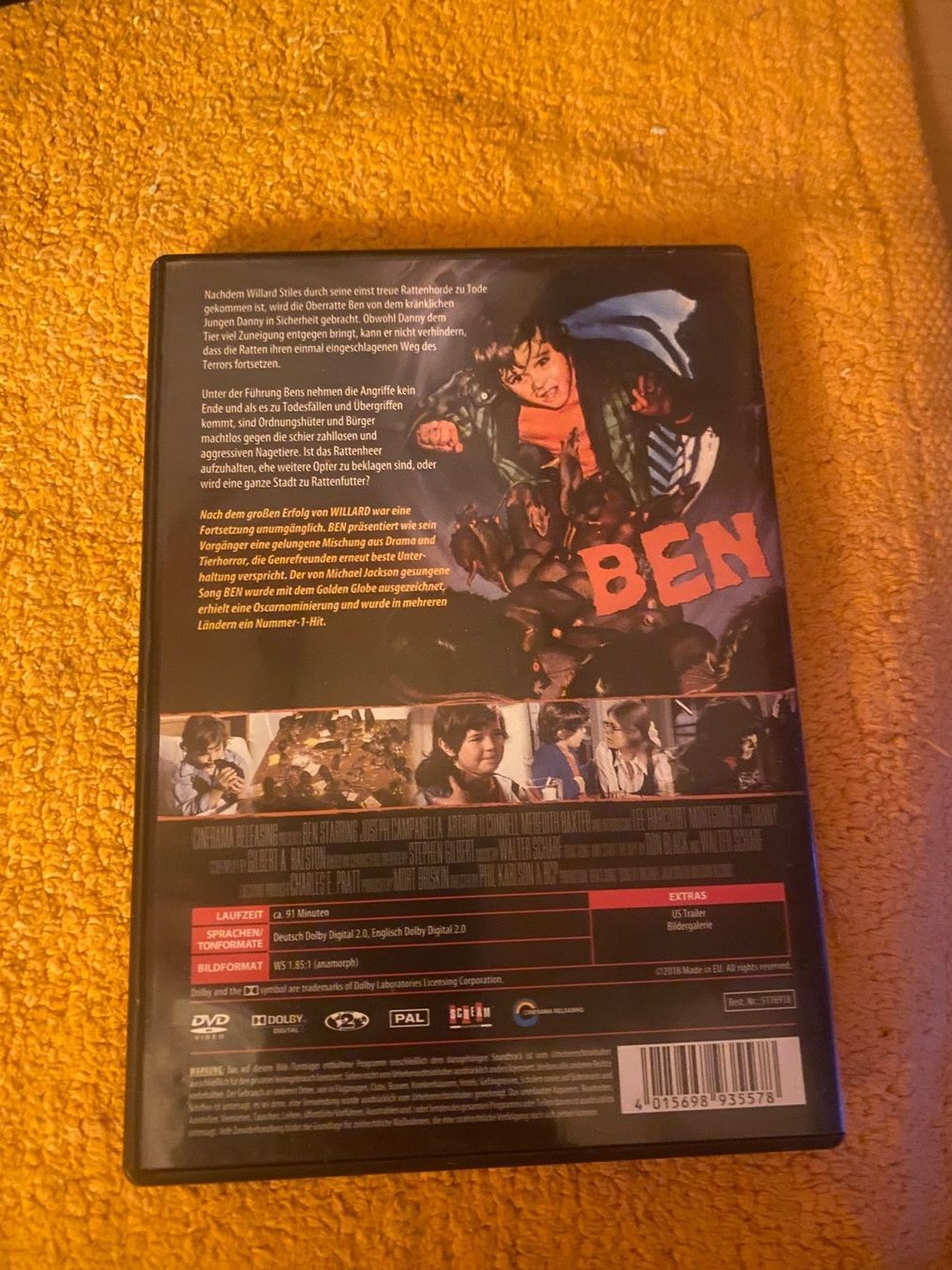 Tutti i DVDs: Ben – Usato da Riemenstalden venduto da engels_z 1