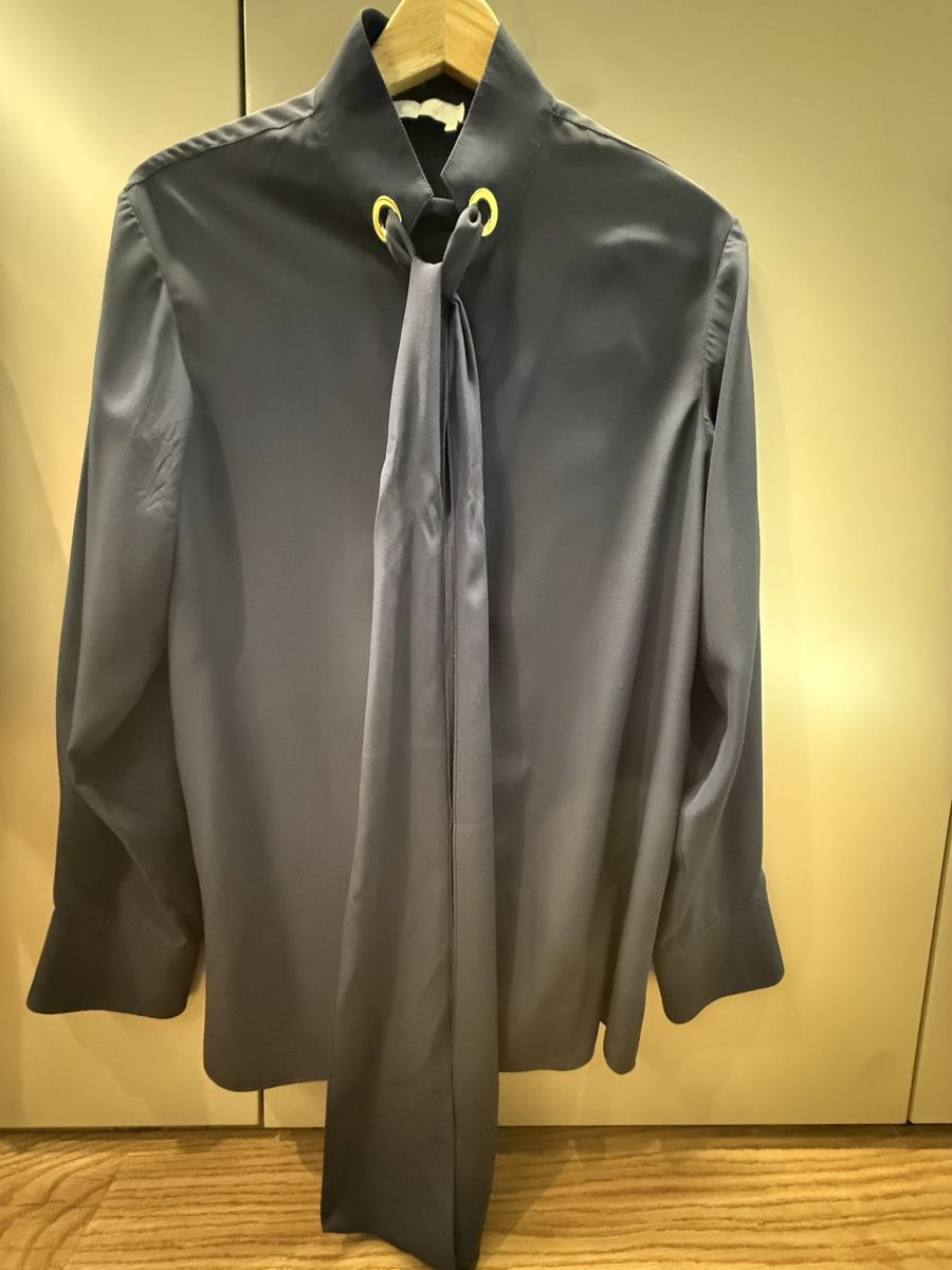 Chloé Camicette: CHLOÉ Silk blouse, navy – Nuovo (secondo la descrizione) da Bäch SZ venduto da jfog