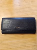 Portefeuille Bally noir cuir grainé, chic et intemporel