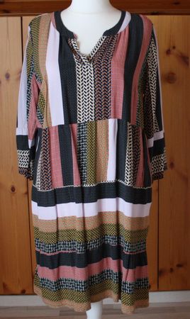Kleid Langarm bunt Gr. XL