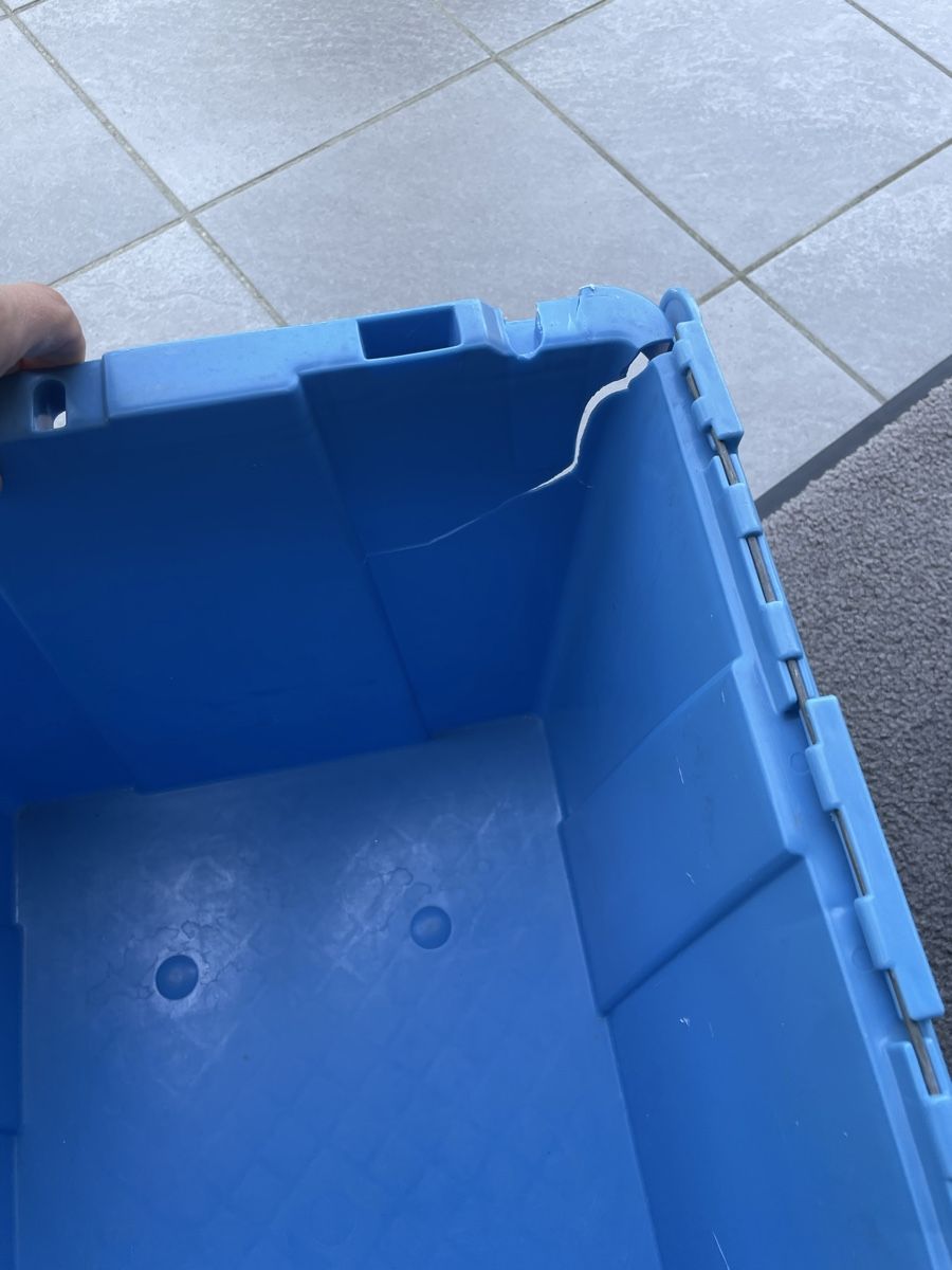 Contenitori & Simili: Stapelboxen blau 2 Stk. Dispoboxen mit Deckel – Difettoso da Wängi venduto da Thurgauer98 2