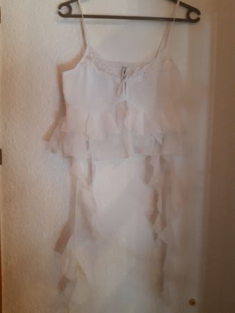 Quallenstyle Top Weiss M