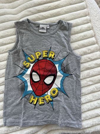 SPIDERMAN SHIRT TANK TOP GR 122 NEUWERTIG