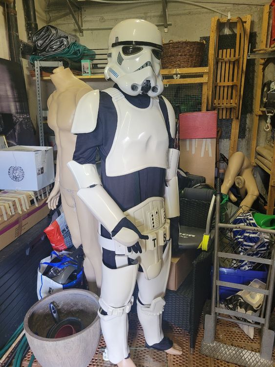 Herren Stormtrooper Kostüm L/XL - Offizielles Star Wars Oppo Anzug Set Weiß