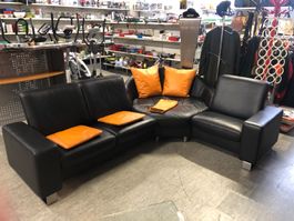 Stressless Echtledersofa mit Neigefunktion