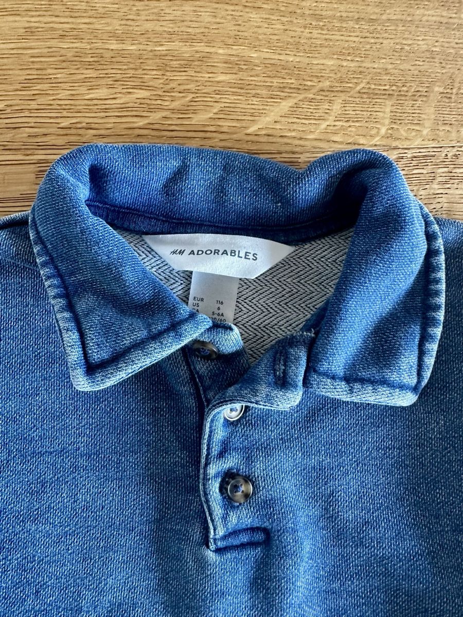H&M Pullover & Sweatshirts: H&M ADORABLES Pullover blau Grösse 116 Top Zustand – Gebraucht aus Urswil von LMT89 1