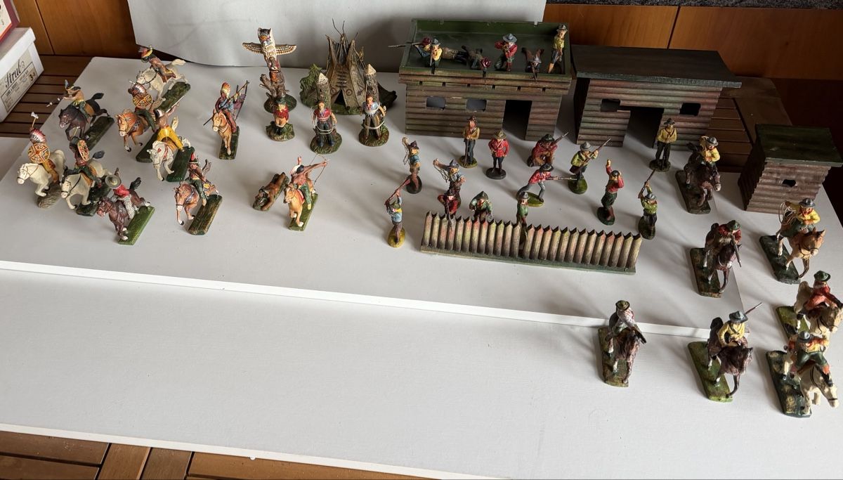 Statuette: Elastolin Westernfiguren – Usato da Freienwil venduto da Herr_Hens
