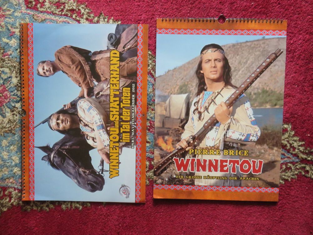 2X Winnetou Karl May Film Kalender geniale Bilder 42/30 CM  Kaufen auf Ricardo