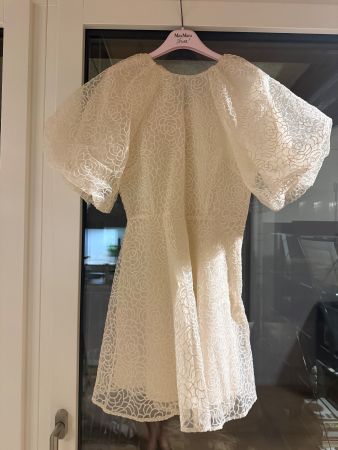 Kleid cremeweiss H&M Grösse S mit Blumenmuster