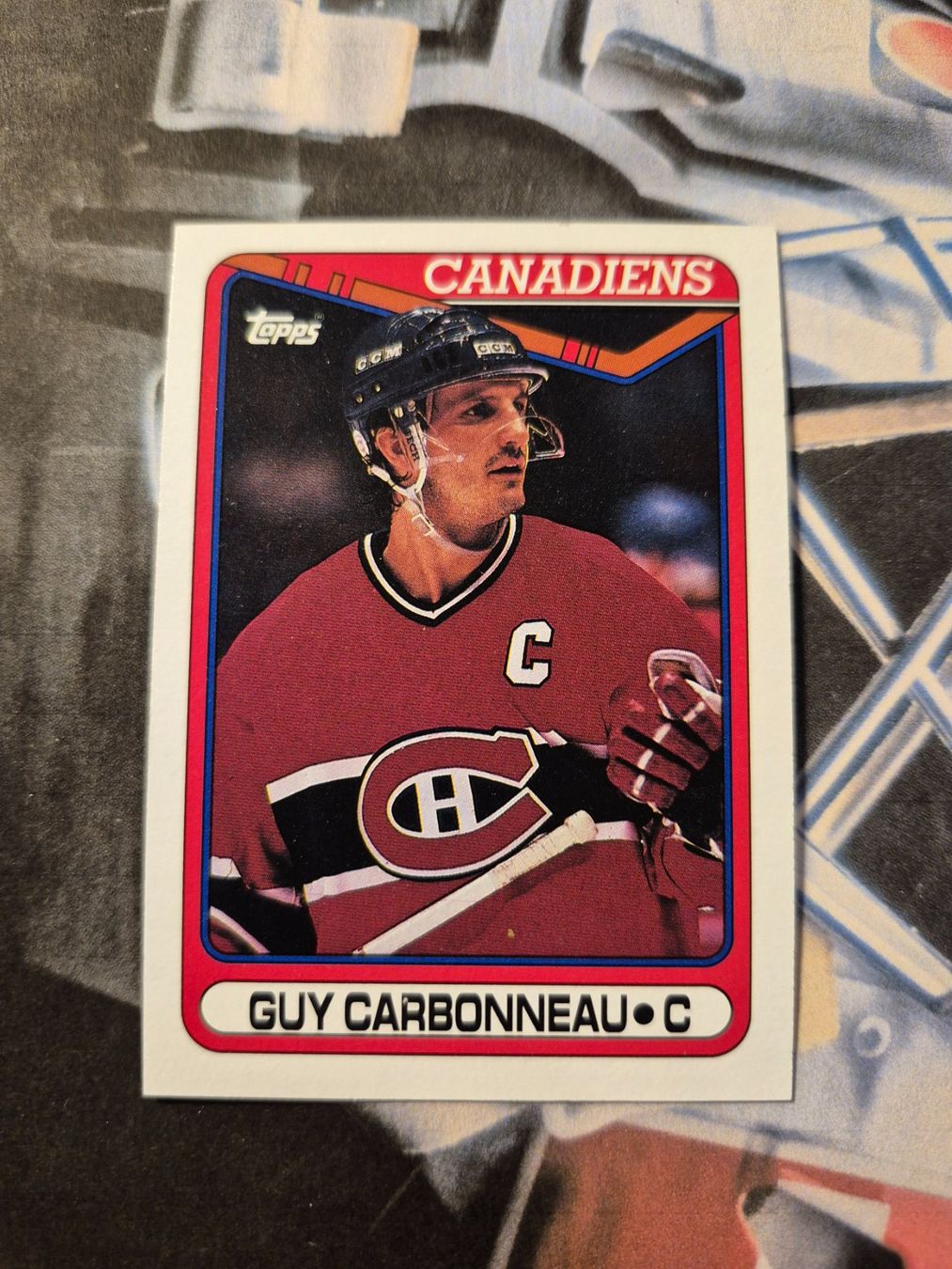 NHL Carte collezionabili: NHL Guy Carbonneau Montreal Canadiens – Usato da Treiten venduto da Sauber73