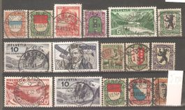 PJ 16 Werte mit Vollstempel