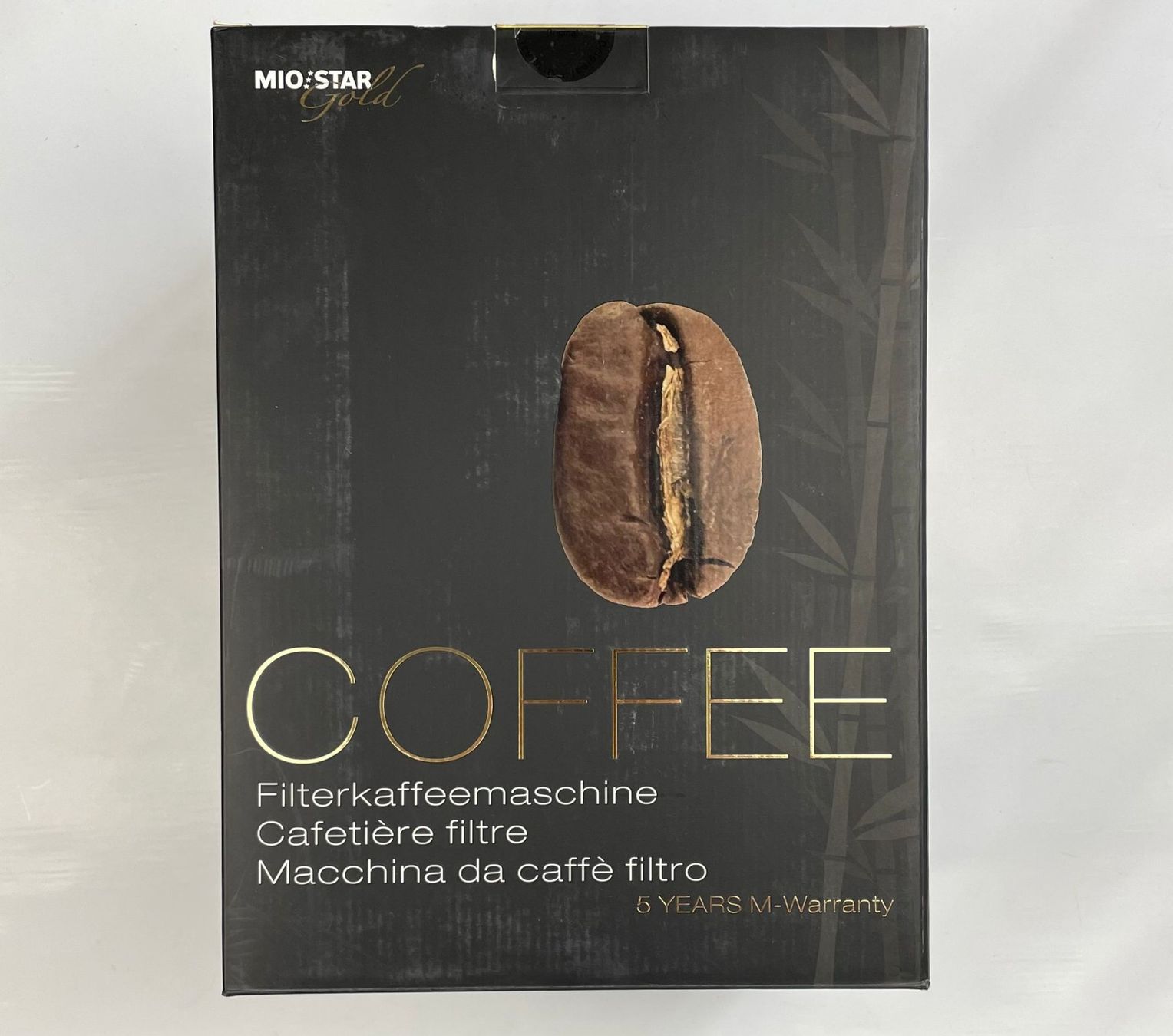 Kaffeemaschinen & Espressomaschinen: Filterkaffeemaschine MioStar Gold mit Bambus – Neu und originalverpackt aus Wängi von LiqKojote 1