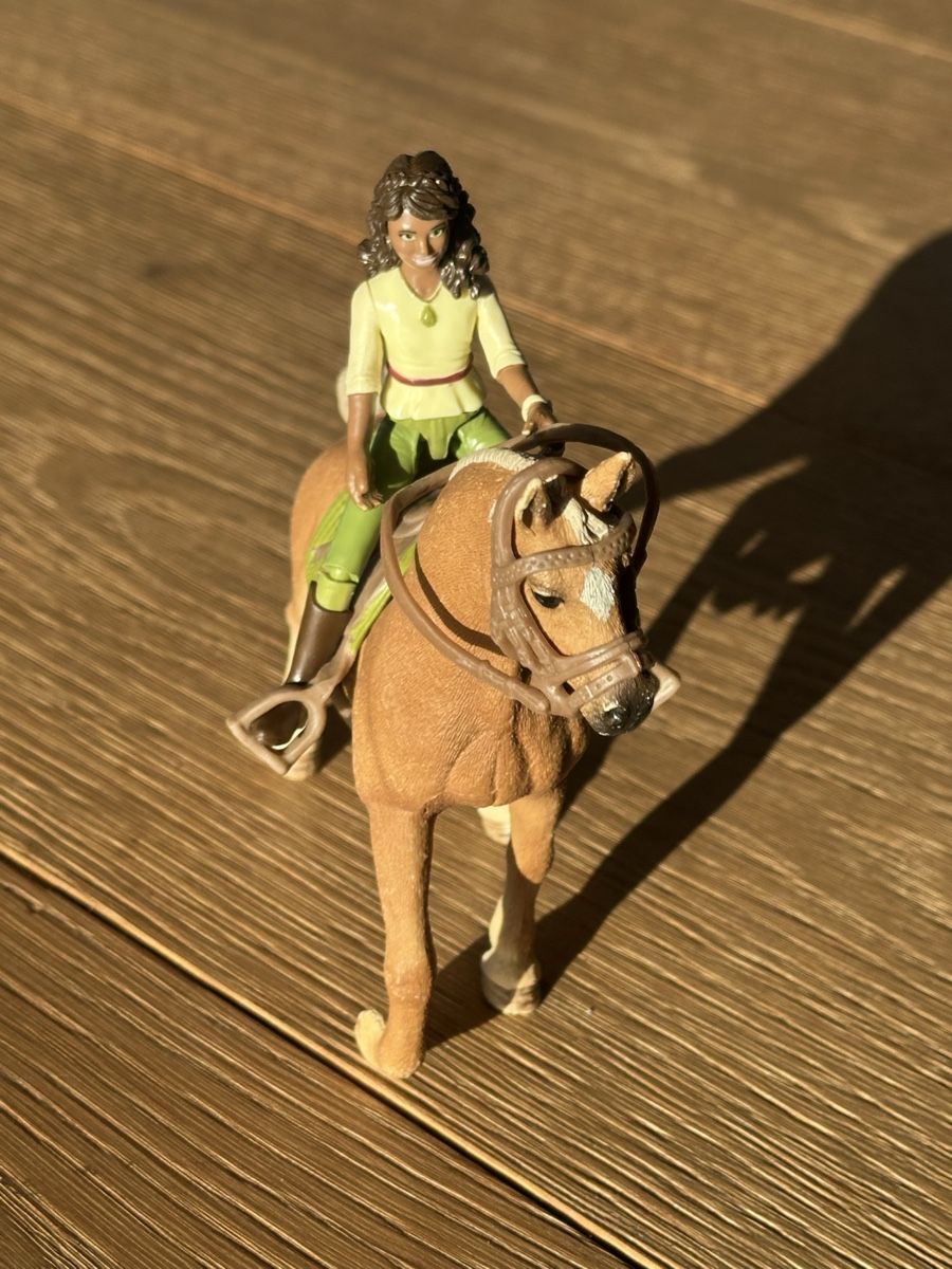Schleich Giocattoli: Schleich Pferd mit Reiterin – Usato da Hattenhausen venduto da Topas00 1