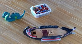Playmobil Wikingerschiff mit Drache & Figuren!