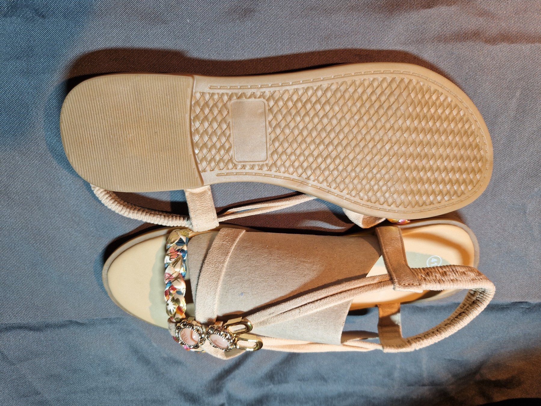 Scarpe da donna: Sandale mit Steinen – Nuovo (secondo la descrizione) da Niederbipp venduto da Trude04 3