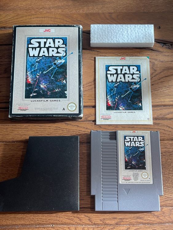 Nintendo JVC Star Wars NES Modul + OVP + Anleitung (Gebraucht) in ...