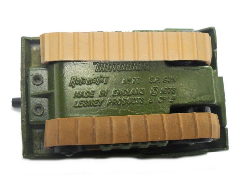 Matchbox Modellautos: Matchbox SuperFast No. 70 Self Propelled Gun Repl. Tracks – Neu (gemäss Beschreibung) aus Zufikon von MatchboxCorner 2