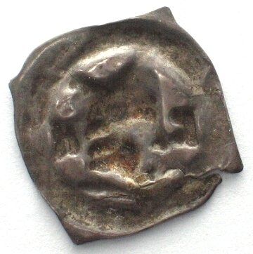 Alle Münzen: Schweiz - Basel BISTUM Vierzipfliger Pfennig, – Gebraucht aus Riehen von sesambestcoins2004 1
