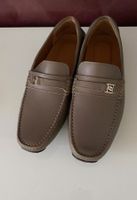 Bally HerrenPiquet Kalbsleder Slipper. Gr 43 Taupe