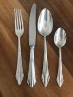 Altes versilbertes Besteck-Set, 4-teilig