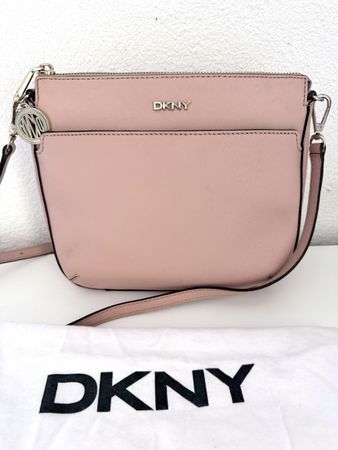 Borsa DKNY rosa/beige pelle usata come nuova