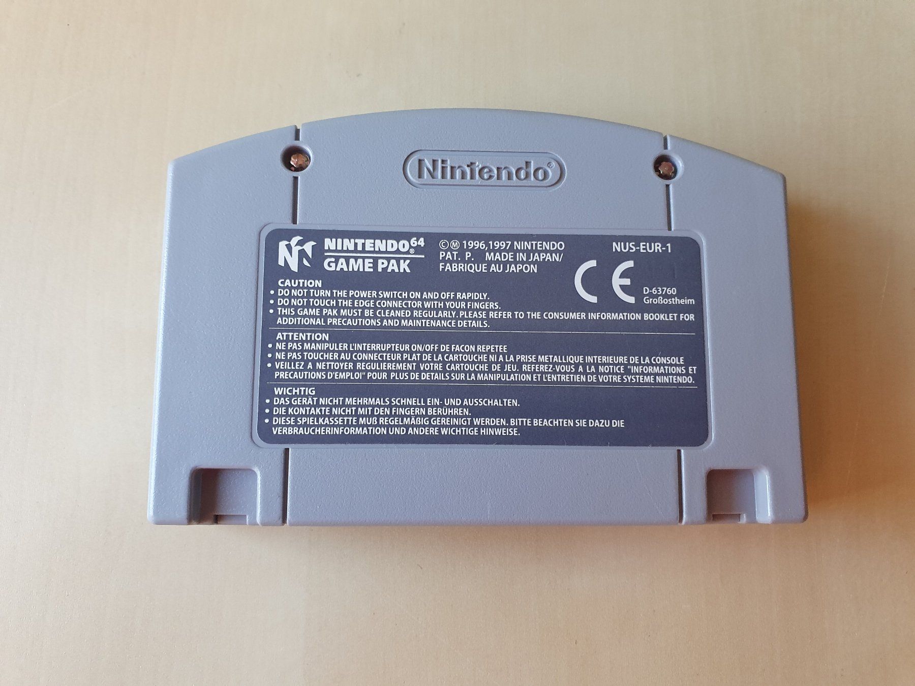 Nintendo Spiele: International Superstar Soccer 98 – Gebraucht aus Stansstad von collectorsshop 1