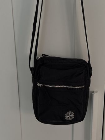 Stone Island Umhängetasche Silver-Black