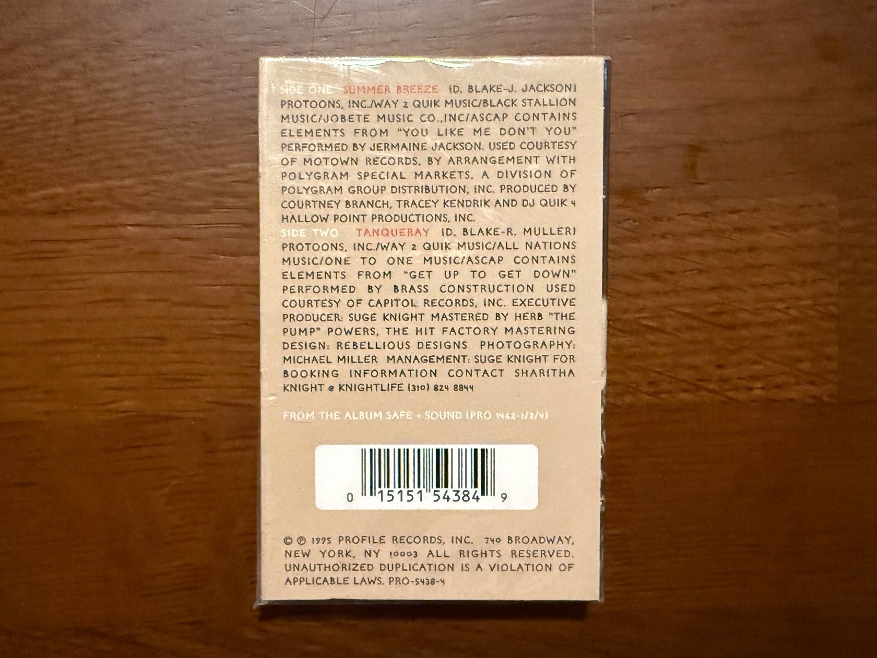 Kompaktkassetten: DJ Quik - Summer Breeze / Cassette  MC new – Neu und originalverpackt aus Delémont von cpop 1