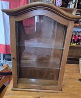 Kleine alte Vitrine holz/ glas
