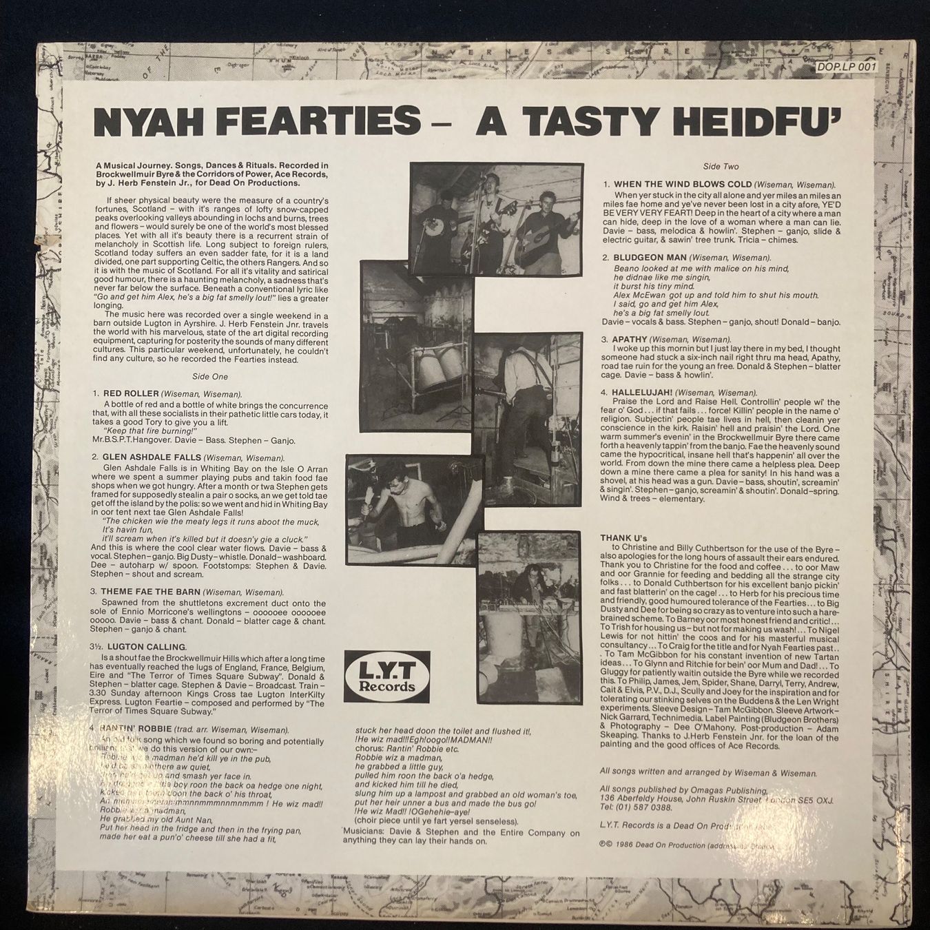 Dischi in vinile: Nyah Fearties / A Tasty Heidfu' – Usato da St.Gallen venduto da Out-take 1