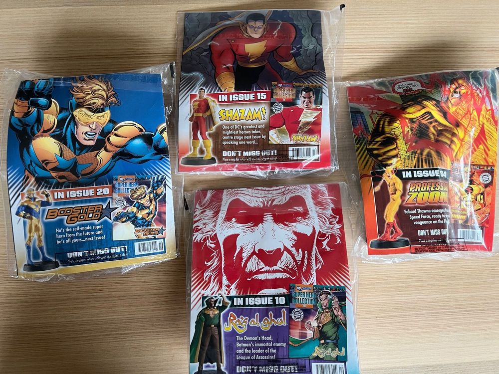 DC Comics Super Hero Collection: 4 Figuren OVP (Neu und