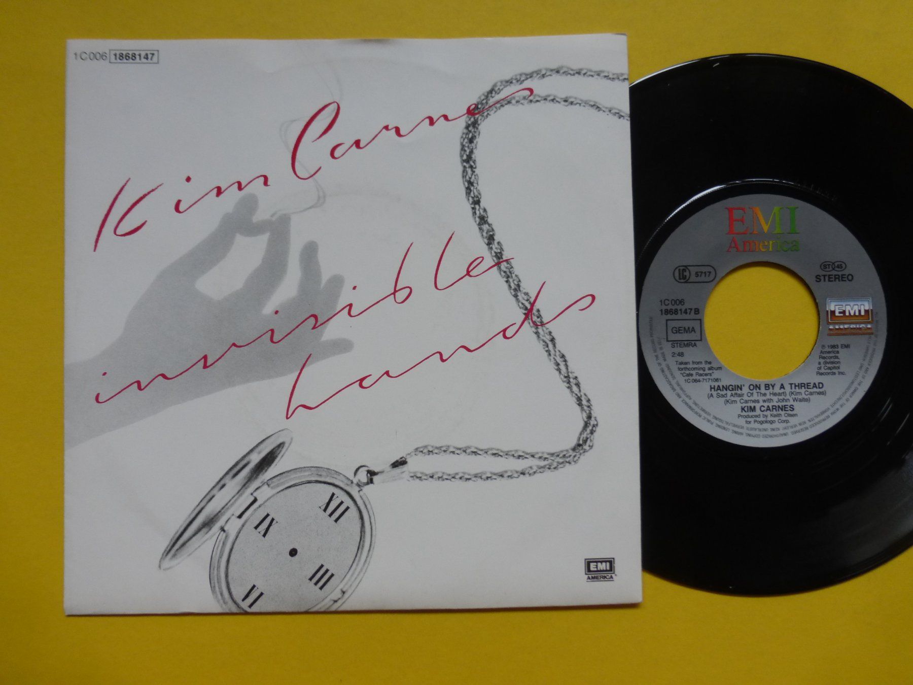 Dischi in vinile: Kim Carnes – Invisible Hands – Usato da Zürich venduto da Swiss57