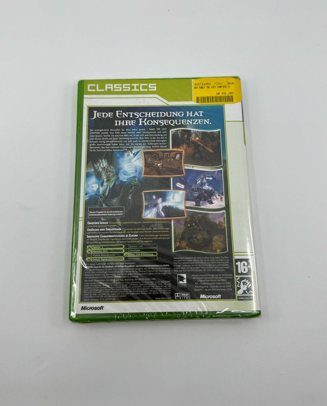 Giochi: Fable The Lost Chapters (XBOX) OVP – Nuovo e nell'imballaggio originale da Herisau venduto da Seyashop1 2