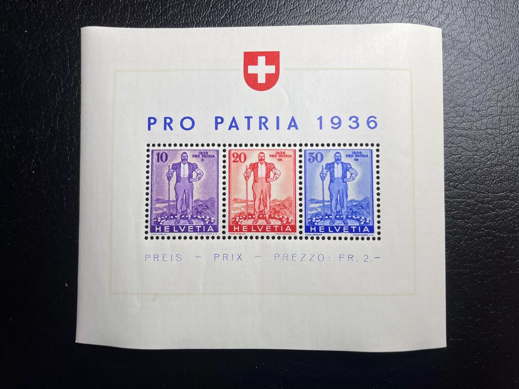Tutti i francobolli: 1936 Nr. W8 postfrisch SBK 140.- – Usato da Dagmersellen venduto da wyss1982