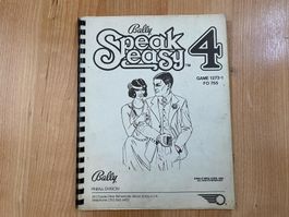 Original Flipper Handbuch "Speak Easy 4"