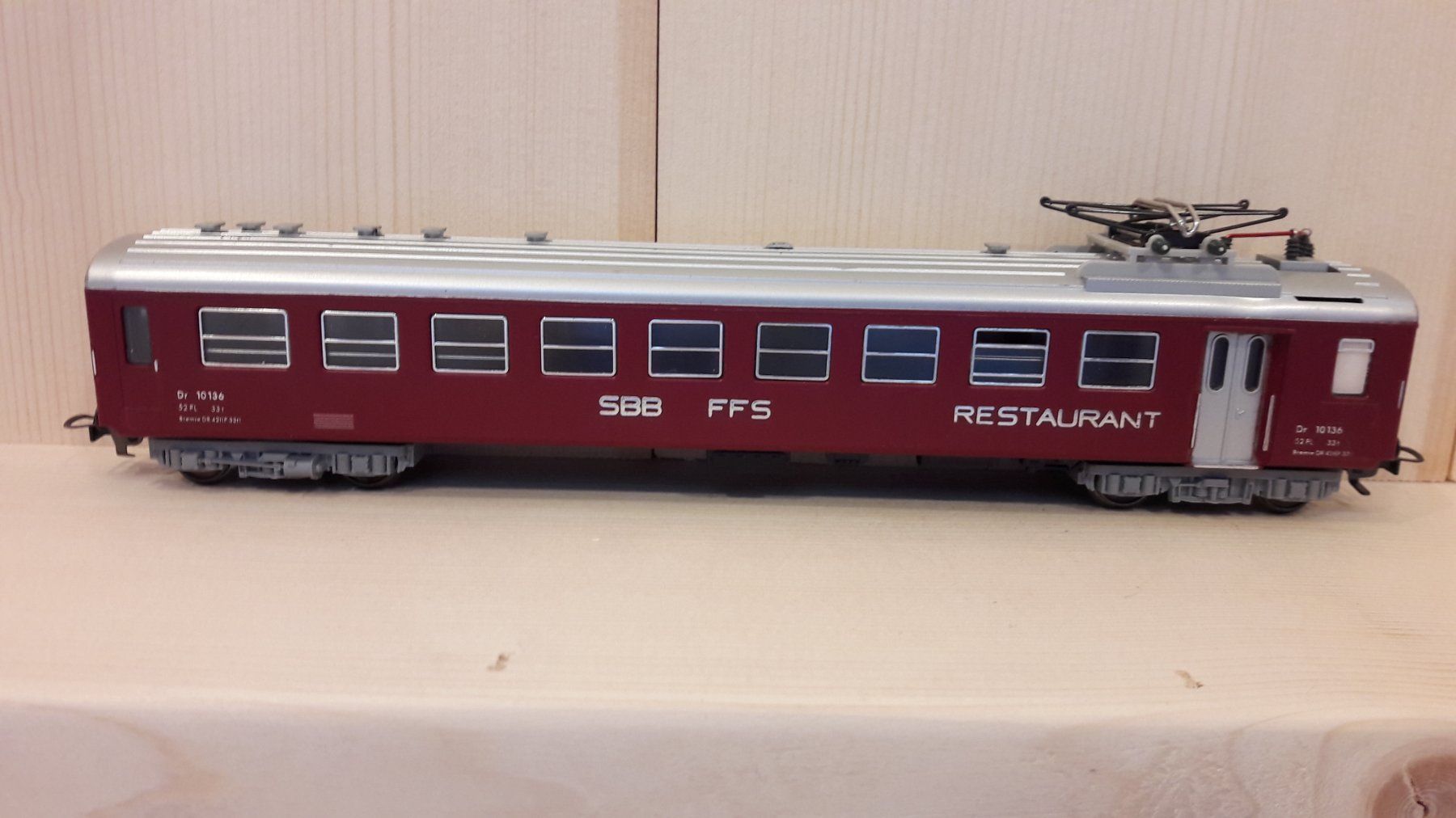 Fleischmann Modellini di ferrovie: Fleischmann HO DC : CFF wagon restaurant – Usato da Buttes venduto da Cafe2005 4