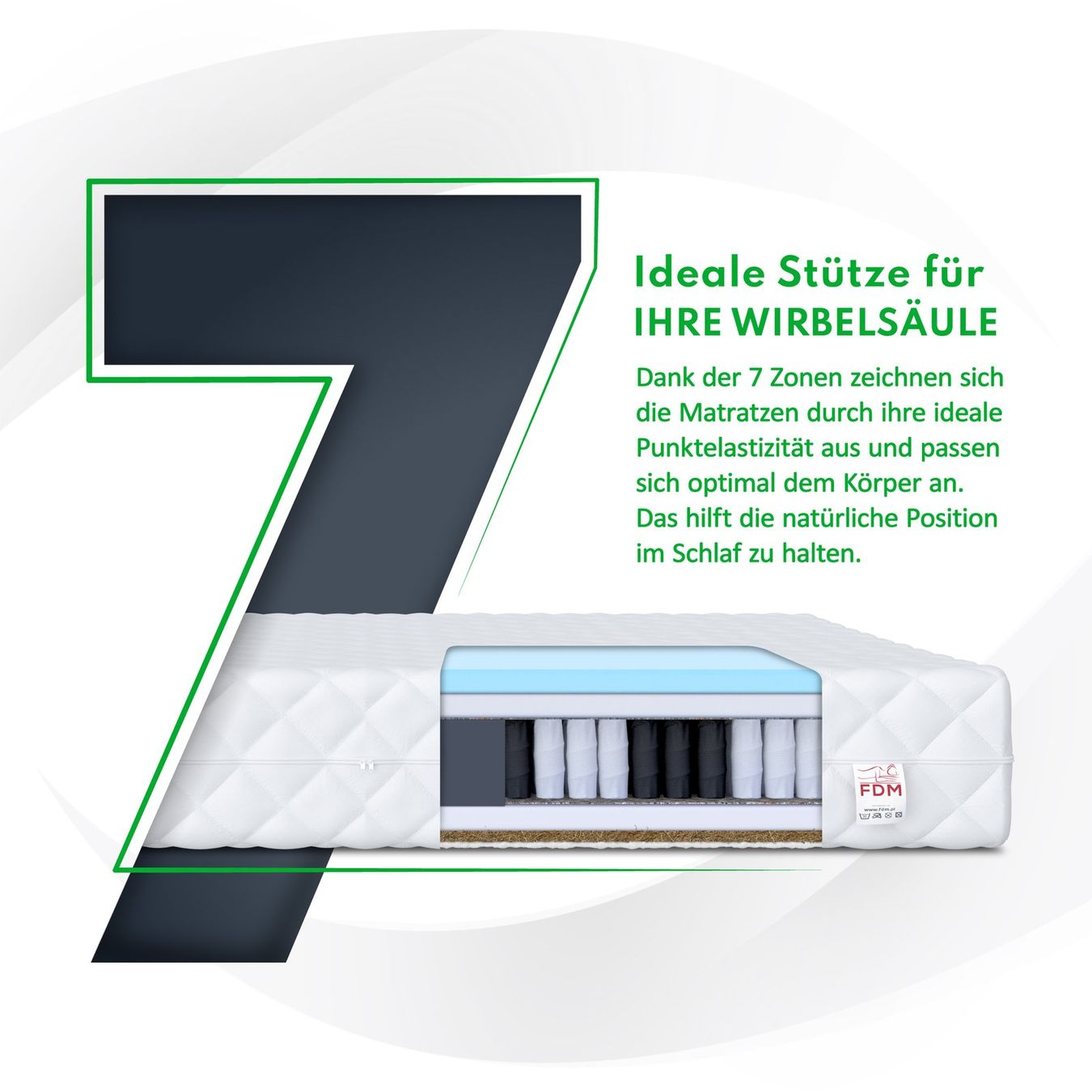 Matratzen: Matratze 160x200 LAVAL MAX -H3/H4 - 26cm – Neu und originalverpackt aus Wallenwil von toesstal-vertrieb 3