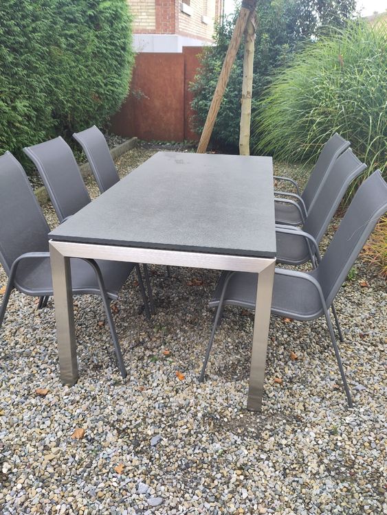 Granit Gartentisch Edelstahl wetterfest 👍 Kaufen auf Ricardo