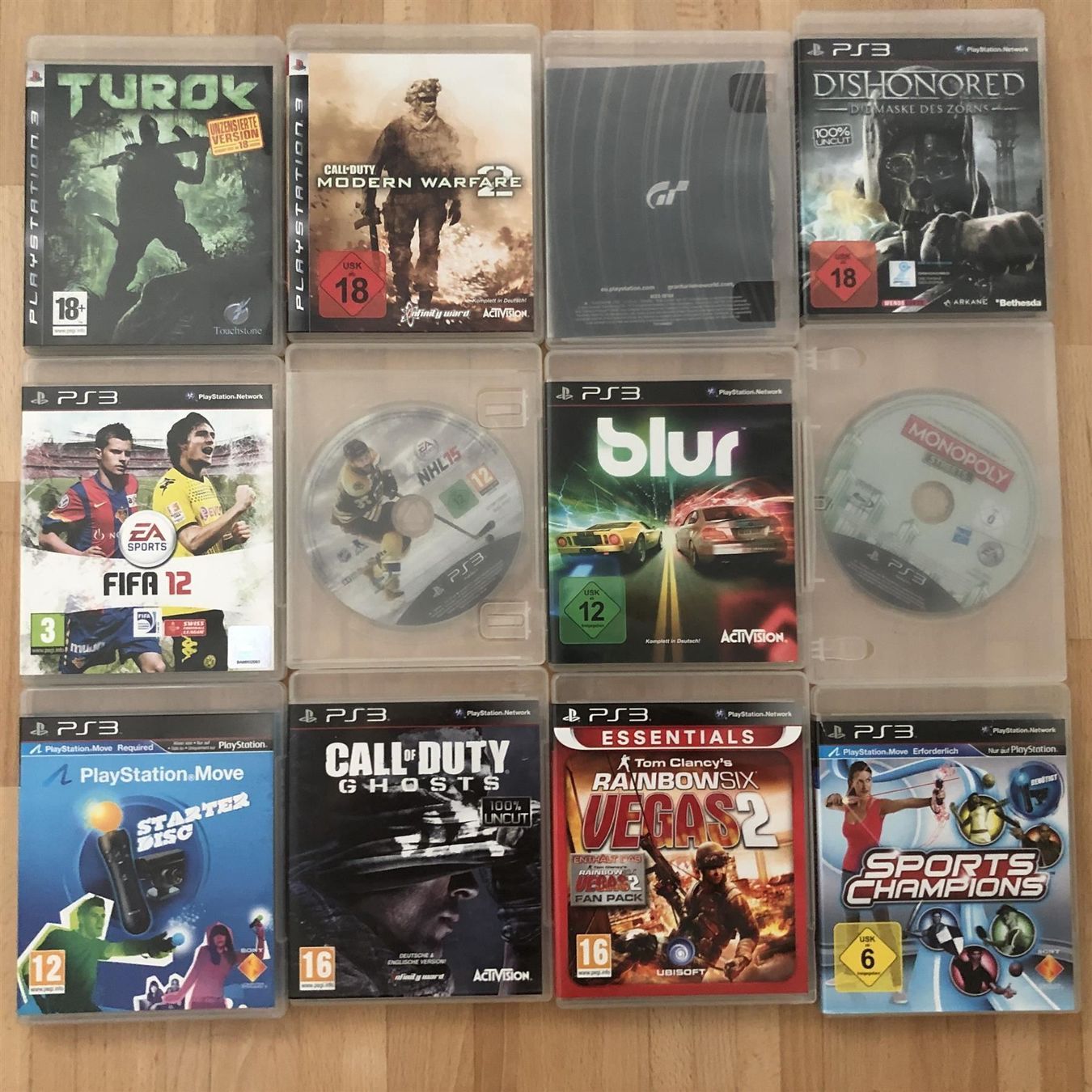 Spiele: Grosse XXL Spiele Sammlung - PS3 PS 3 – Gebraucht aus Nussbaumen AG von Pika-Shop