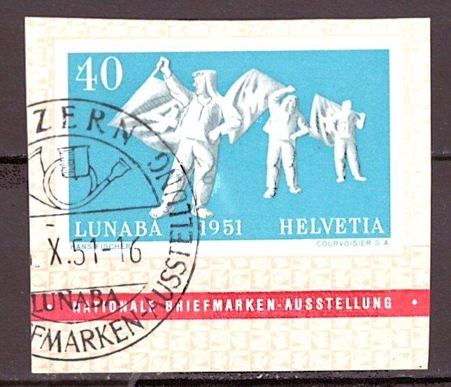 Tutti i francobolli: # 47 --- BLOCKAUSSCHNITT – Usato da Dübendorf venduto da Piero2