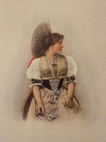 Appenzellerin, datiert 1898, Reproduktion Nr. 5