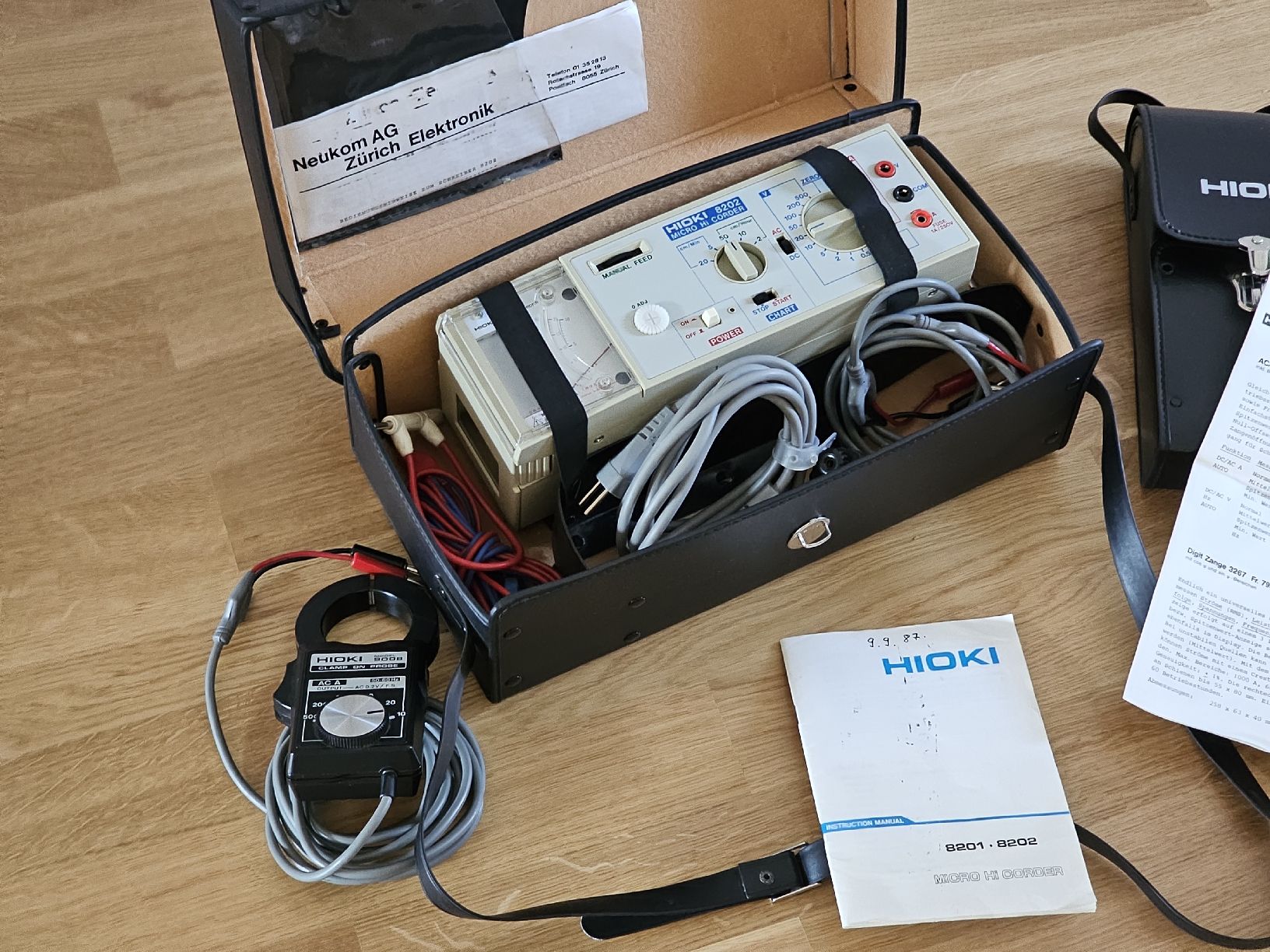 Misurare: HIOKI 8202 MICRO HI CORDER mit Zange 9008 – Usato da Baden venduto da rob_grh6 7