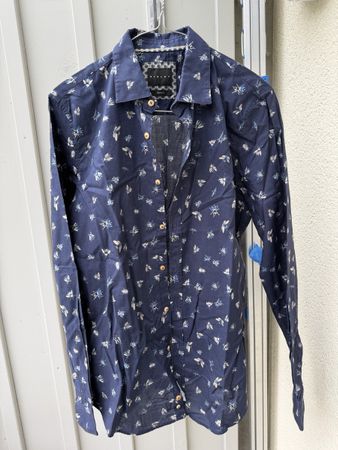 Sisley Hemd, Regular Fit, Gr. S, Sommer Look