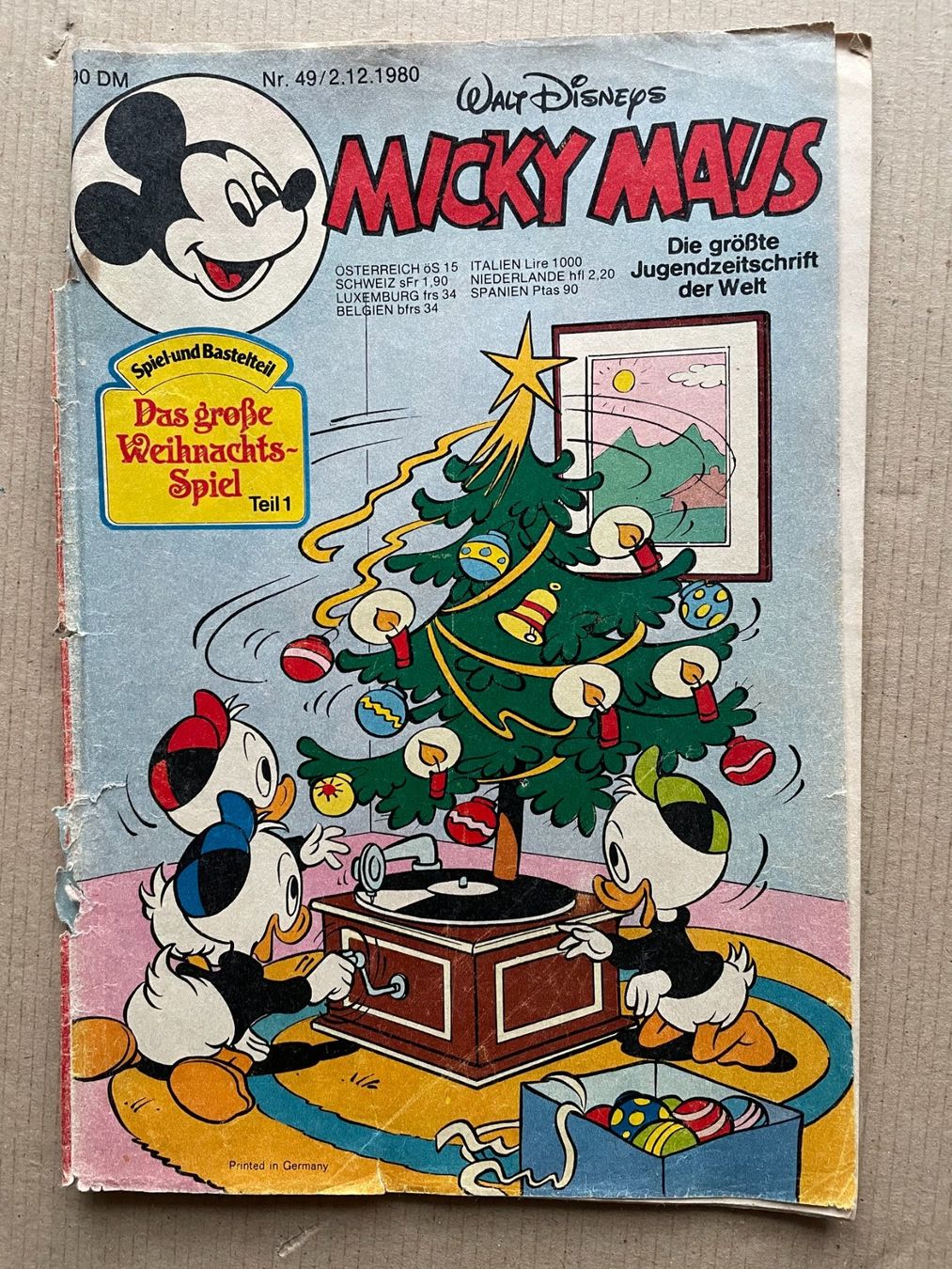 Comics: Micky Maus 1980, 1Heft – Gebraucht aus Pratteln von 66werni
