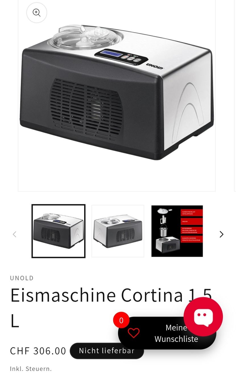 Elettrodomestici da cucina: Sorbetière Unold Cortina – Usato da Bussigny venduto da niwa_mikan 6
