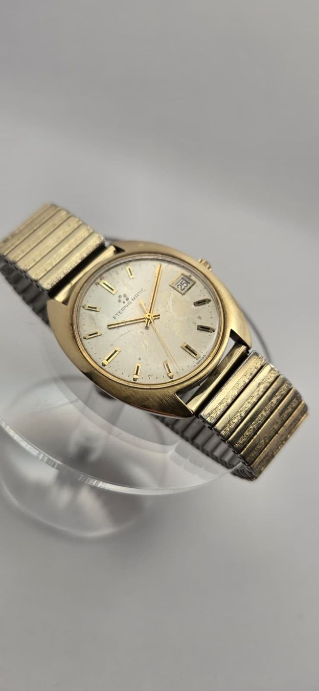 Eterna Uhren: ETERNA-MATIC DATE SWISS MADE UHR – Gebraucht aus Neftenbach von Taschen-Uhren 8