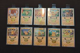 Pikachu des 30 ans Pokemon 10pcs 🇨🇵