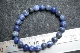 Sodalith Blau  8mm Kugel   Armband  TOPSTONE